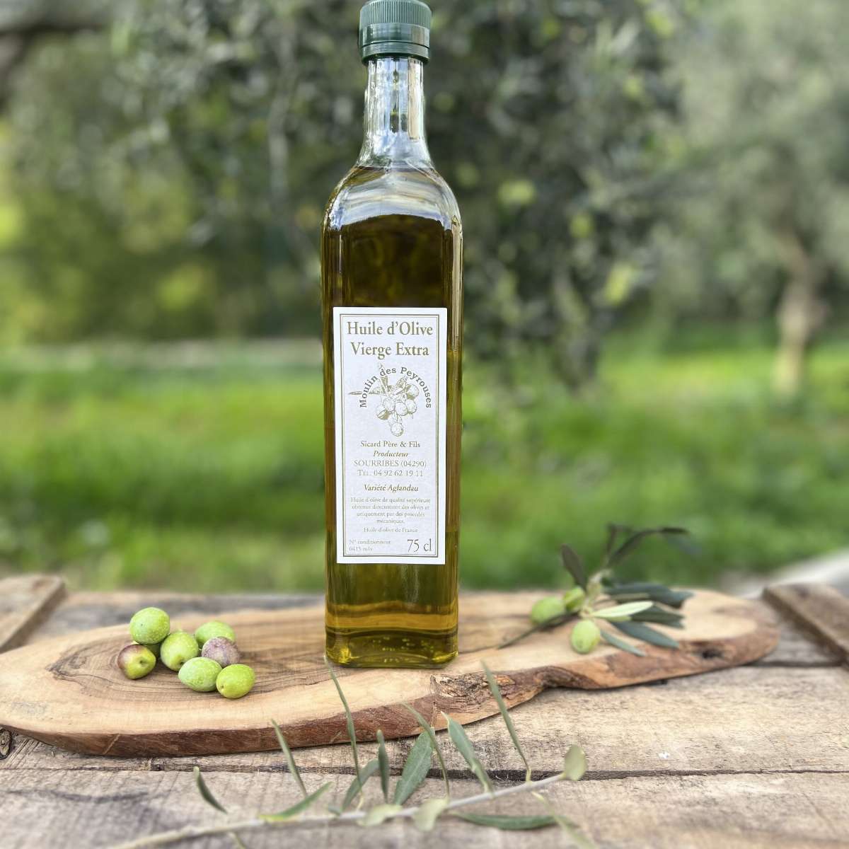 Bouteille d'huile d'olive 75cl